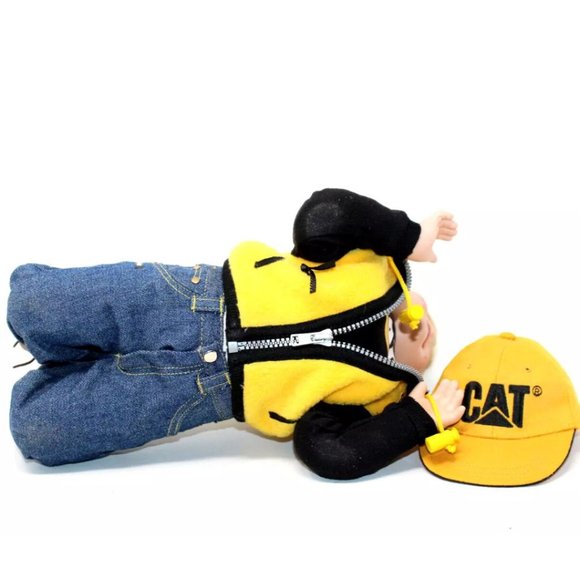 Danbury Mint Little Ryan Porcelain Collector Doll CATERPILLAR CAT - Picture 6 of 11